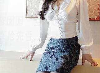Feilin嗲囡囡 – 空姐也要鱼子酱fish风，图库分享抢先看，这种搭配，撩到没朋友！