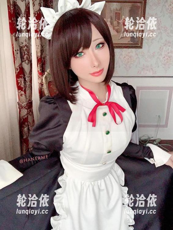 HaneAme雨波的厨娘装，照片让人忍不住想入厨门