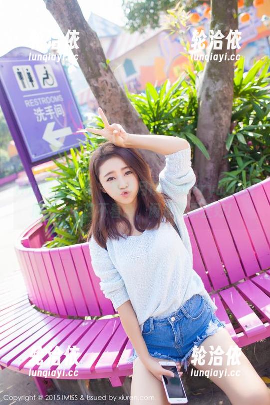 IMiss爱蜜社 - 看绯月樱-Cherry的私房原图，女孩不着急，闲看风景正好！