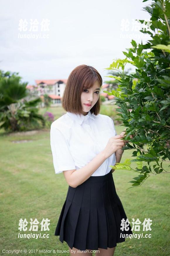 MiStar魅妍社-大白兔emma MiStar魅妍社 - 原图解析:大白兔emma校服福利,竟然还有这种操作?