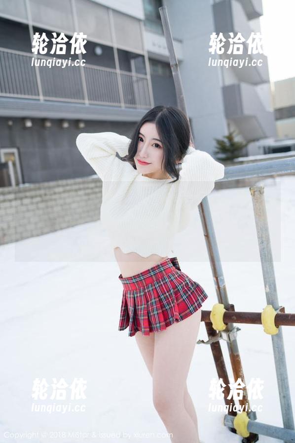 MiStar魅妍社 - 当雪千紫穿上婚纱，你以为是白雪公主？错，是白雪人！私房写真先睹为快