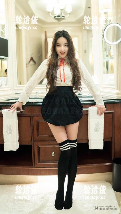 TuiGirl推女郎 - 小九九的夏日，无圣光？没事，我有自信和消暑冰淇淋替身！
