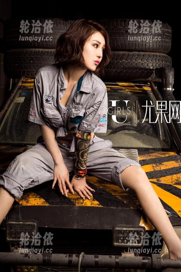 UGirls尤果网 - 温鈊怡红裙写真，更新了哦！你能否抗拒这种魅力？