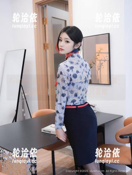 Xiuren秀人网 - 晓梦may职业装合集：像是在开会，但我眼里只有她