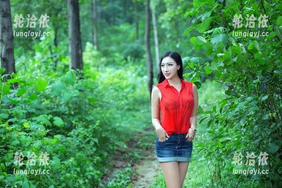 推女郎 - Yu佳妮的天使风，原图全套，竟然有那么点可爱……