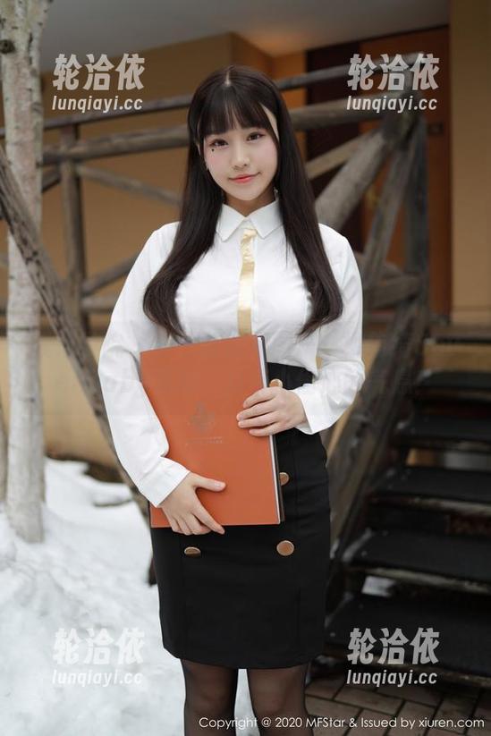 模范学院 - 女仆装的原图——柳侑绮Sevenbaby私拍，自带小偷心的气息！