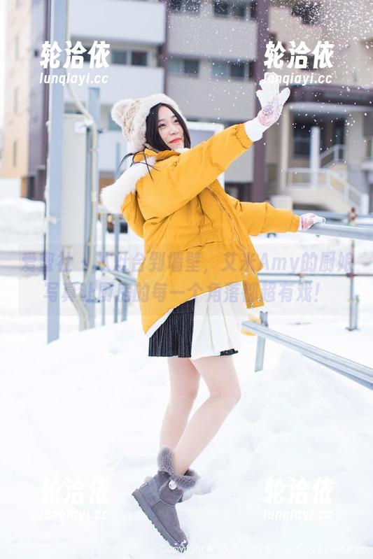爱蜜社 - 从灶台到墙壁，艾米Amy的厨娘写真让厨房的每一个角落都超有戏！